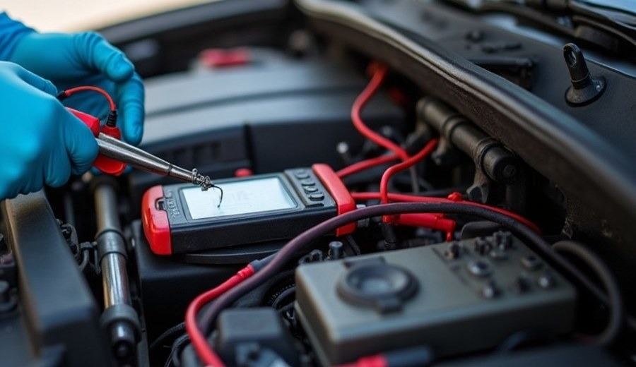 Electrical testing during an Atlanta no start call